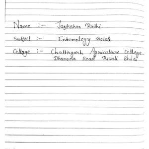 HANDWRITTEN -4 Entomology notes 4.pdf
