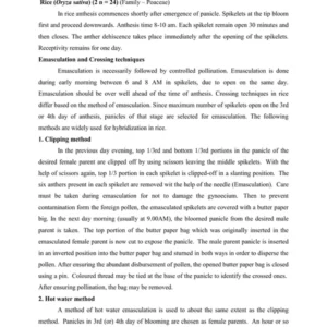 LEC. - 12 Emasculation and Pollination Techniques.pdf
